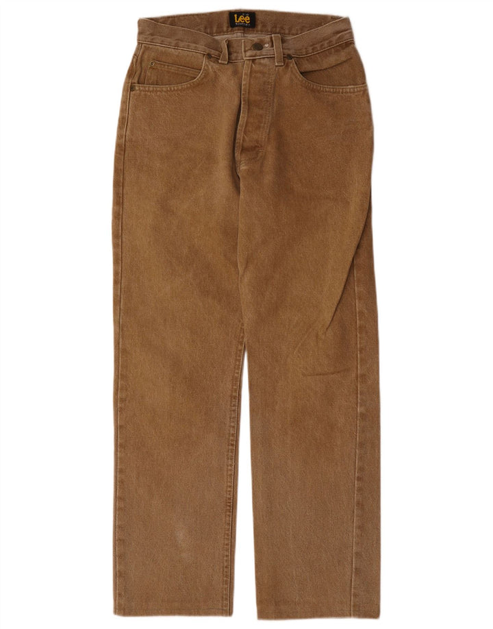 Damskie jeansy Lee Straight W29 L28 Beżowa bawełna