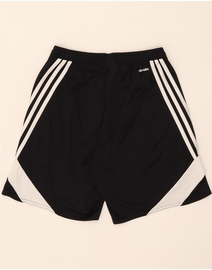 Męskie spodenki sportowe Adidas Climalite, mały, czarny poliester z blokami kolorów