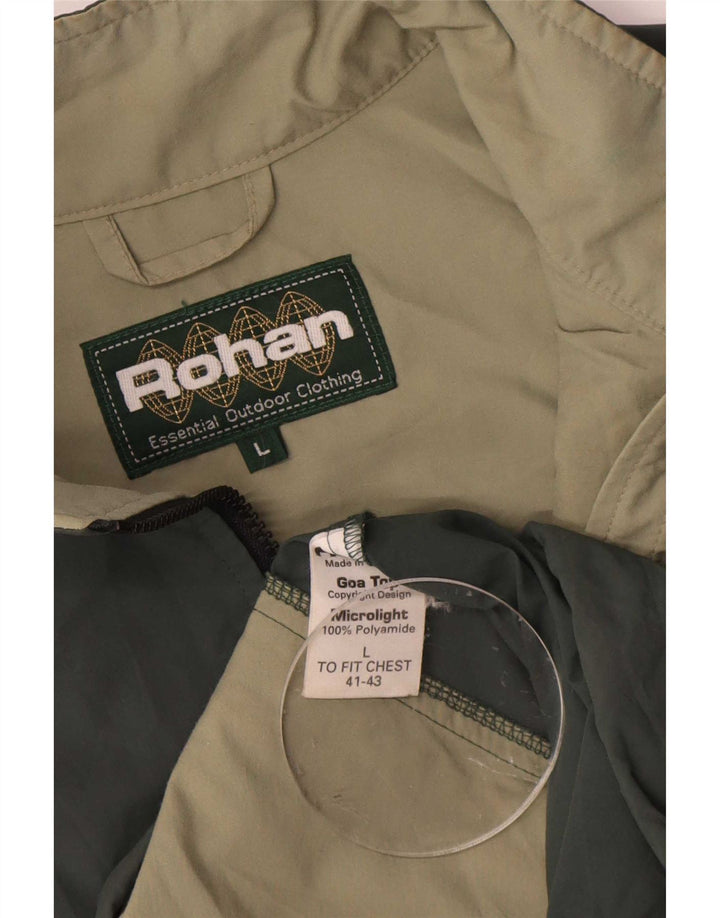Męska kurtka Anorak Rohan UK 40, duża, zielona poliamid