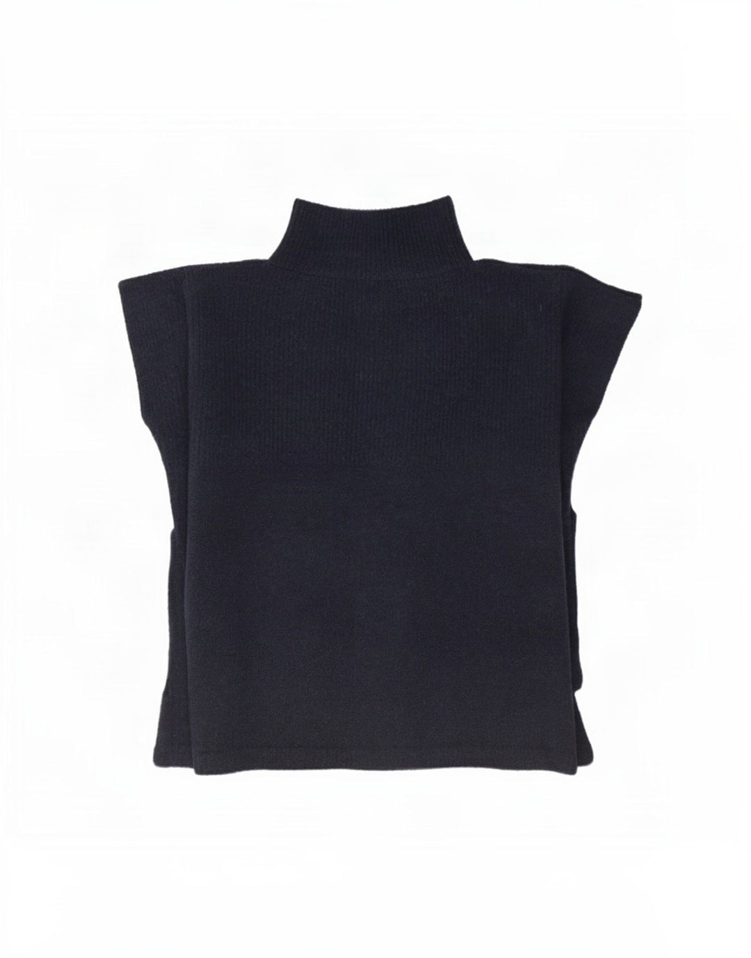 Marks & Spencer Damski sweter ponczo w jednym rozmiarze, granatowy, poliester