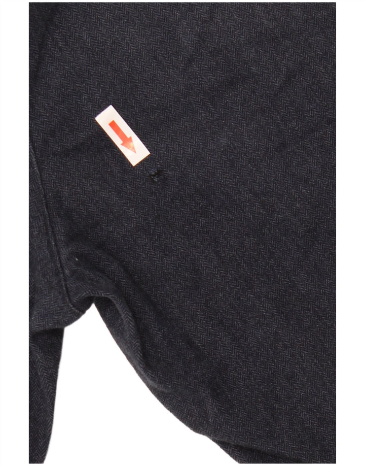 Spodnie Chino Massimo Dutti Męskie EU 42 Large W32 L30 Granatowe Jodełka