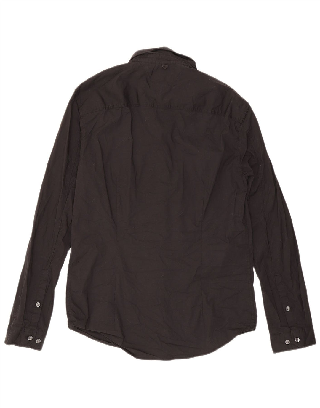 Męska koszula slim fit Tommy Hilfiger, duża, czarna, bawełniana