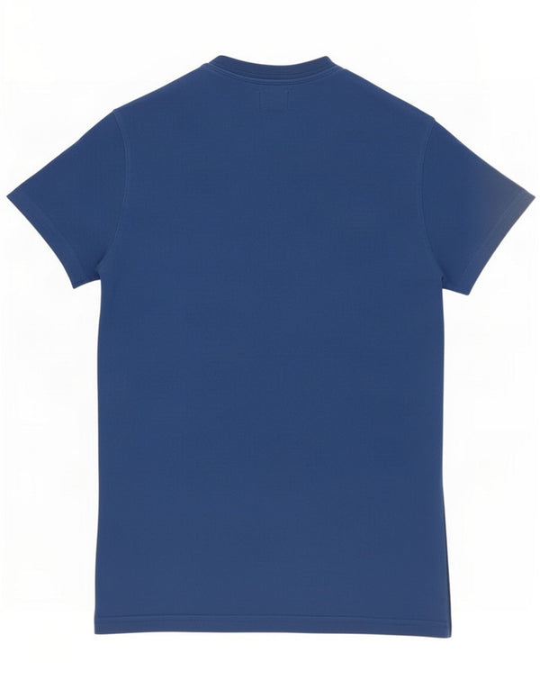 Replay Mens Graphic T-Shirt Top Small Blue Cotton