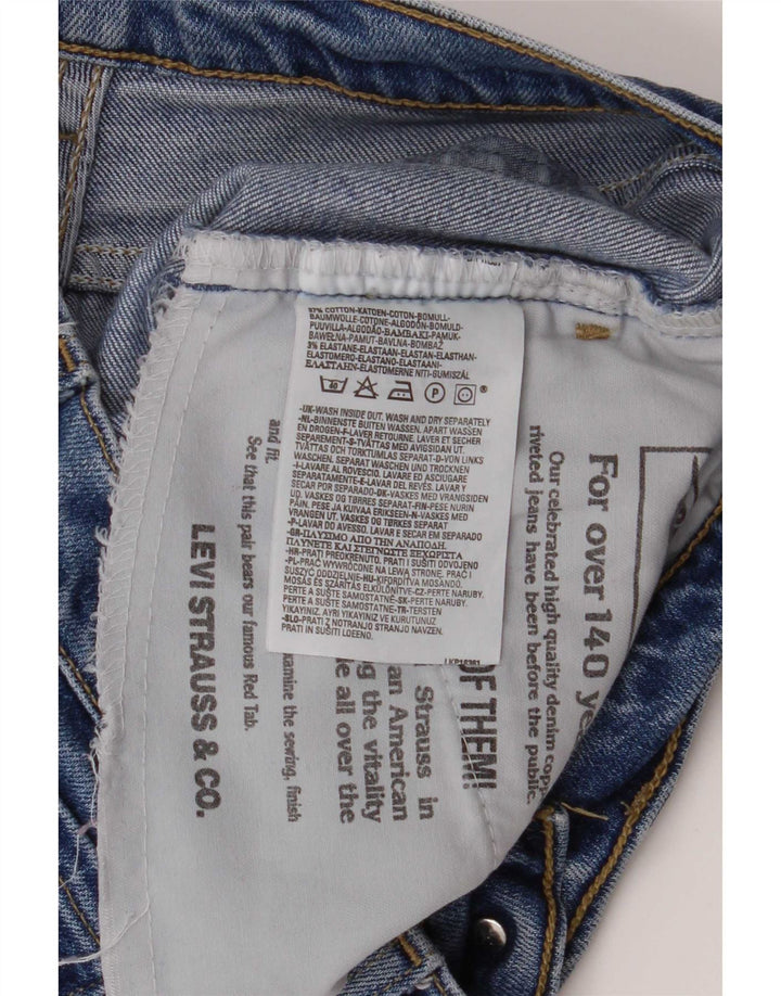 Damskie spodenki jeansowe Levi's W28 Średni niebieski, bawełniany
