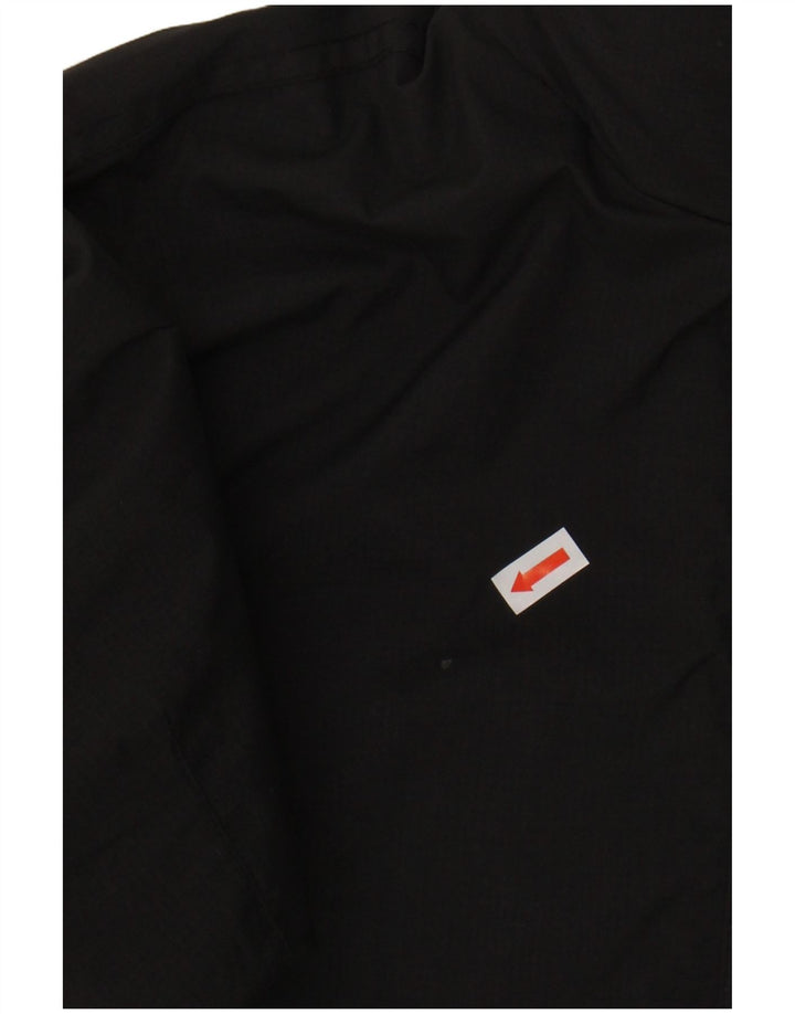 SUPERDRY Womens Windbreaker Jacket UK 16 Large Black Nylon
