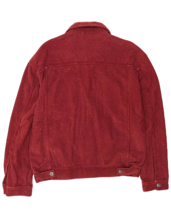 Męska kurtka sztruksowa Urban Outfitters UK 38, średnia, bordowa bawełna