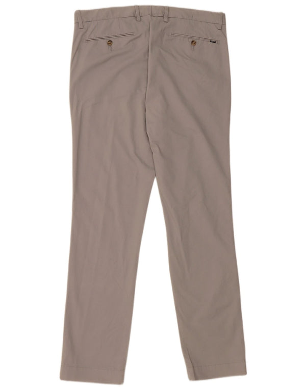 Męskie spodnie garniturowe Polo Ralph Lauren W32 L32 Szara bawełna