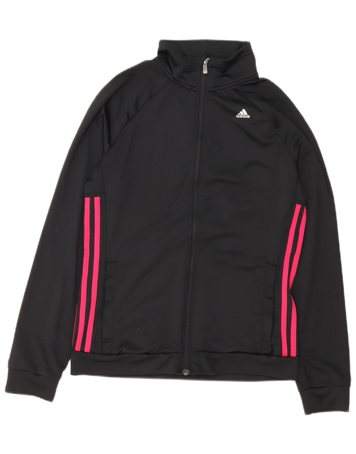 Damska bluza dresowa Adidas Climalite Oversized Top Jacket UK 8/10 Small Black