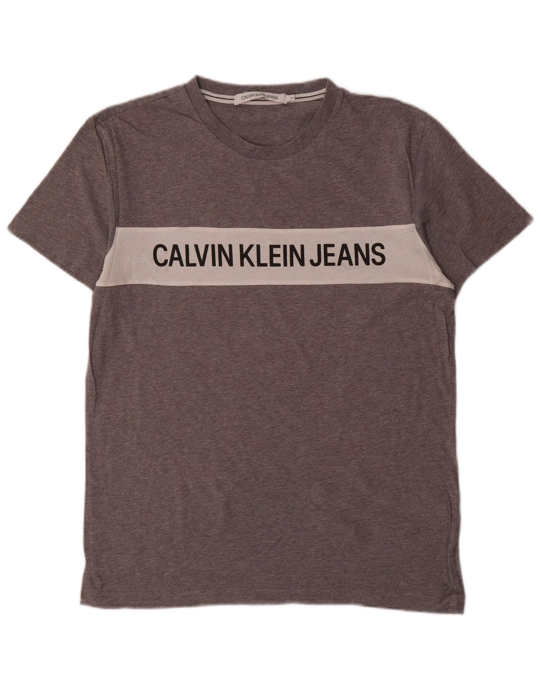 Męska koszulka z grafiką Calvin Klein Jeans Top w kolorze średnioszarym