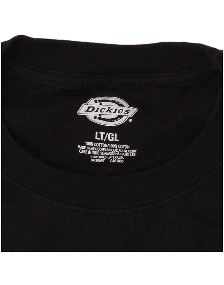 T-shirt męski Dickies, duży, czarny, bawełniany