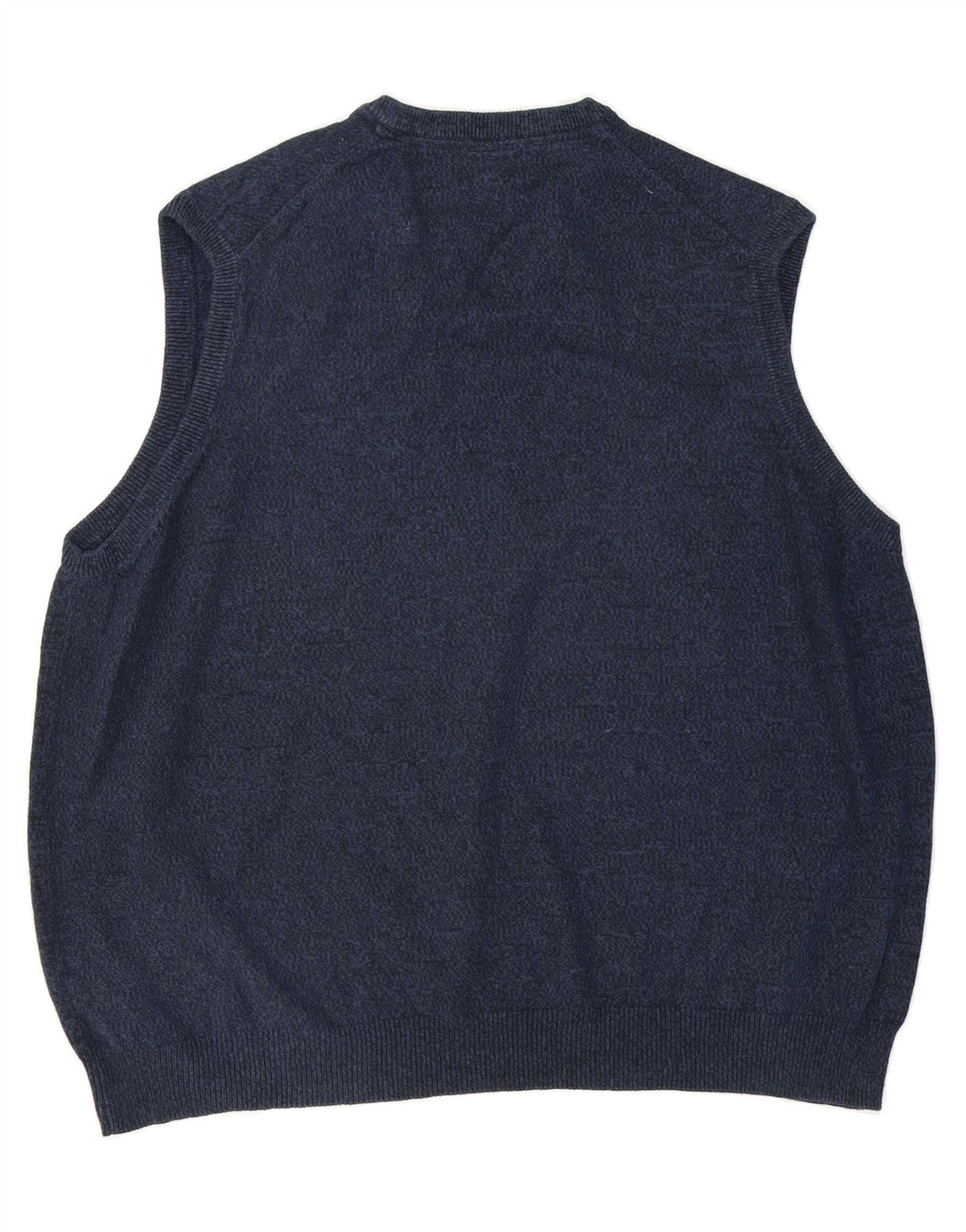 MARKS & SPENCER Mens Vest Tank Top 2XL Navy Blue Cotton Vintage Marks & Spencer and Second-Hand Marks & Spencer from Messina Hembry 