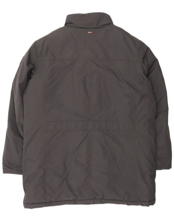 Męski ocieplany płaszcz NAPAPIJRI UK 46 3XL, czarny poliester