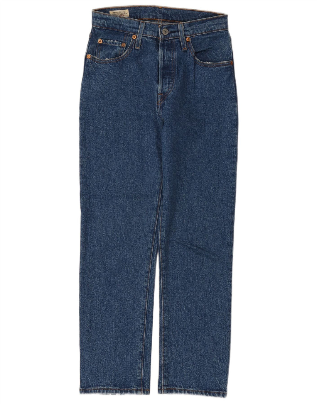 Damskie jeansy Levi's 501 Straight W25 L26 Niebieskie bawełniane