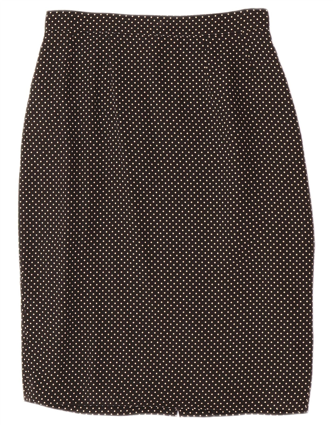 Vintage damska spódnica ołówkowa IT 44 Medium W28 Black Spotted Acetat
