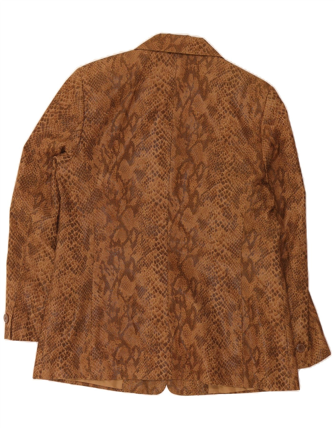 BELLE SURPRISE Womens Blazer Jacket UK 14 Medium Brown Animal Print Vintage Belle Surprise and Second-Hand Belle Surprise from Messina Hembry 