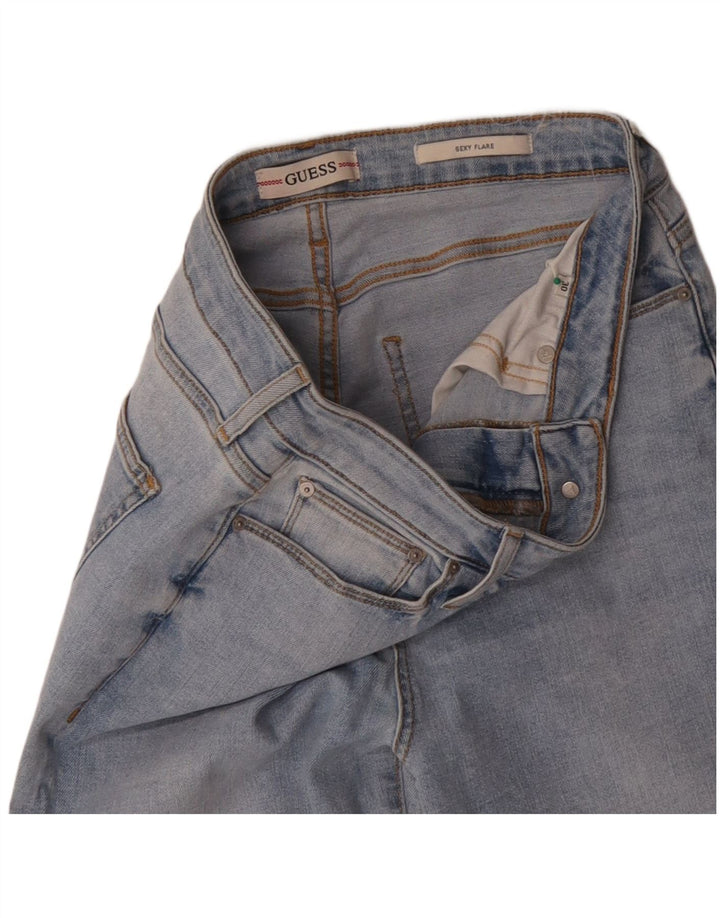 Seksowne jeansy damskie GUESS W30 L31 niebieskie