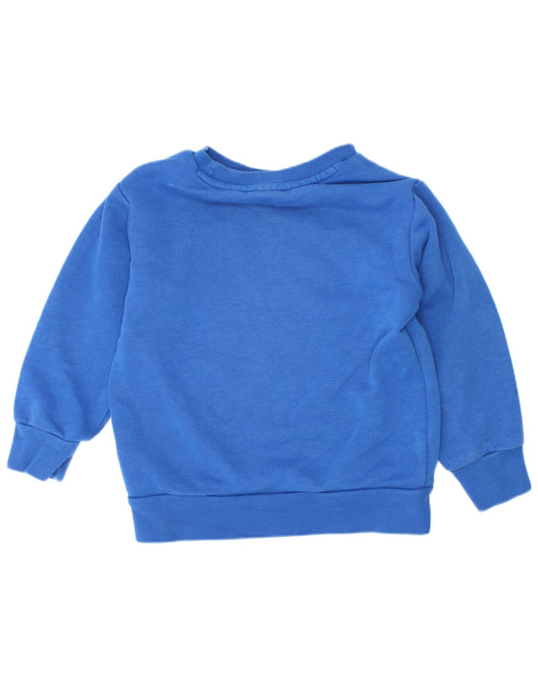 Adidas Baby Boys Graphic Bluza Sweter 18-24 Miesięcy Niebieska Bawełna