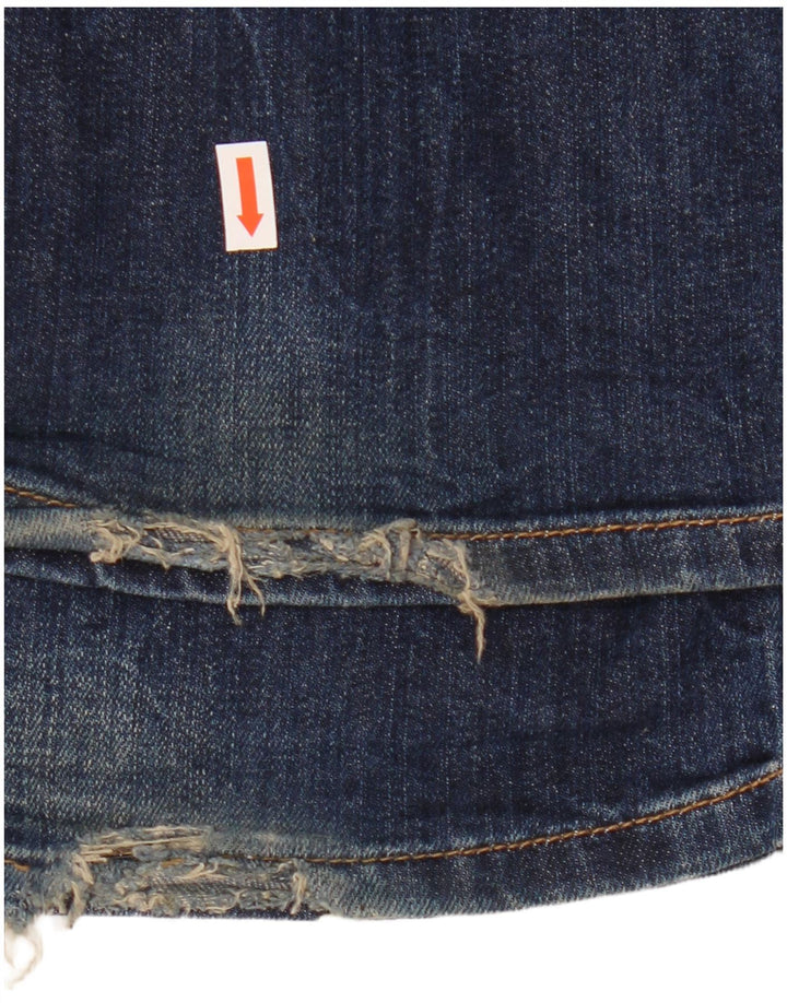 Damskie jeansy Bootcut Fat Face US 12, duże W32 L32, niebieska bawełna