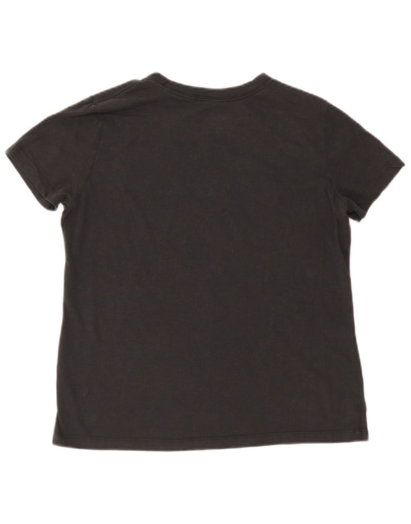 Damski T-shirt Nike Dri Fit Graphic Top UK 14 Średni Czarny