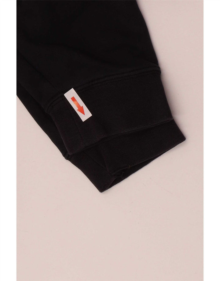 Męski sweter z kapturem Nike o regularnym kroju, mały, czarny, bawełniany