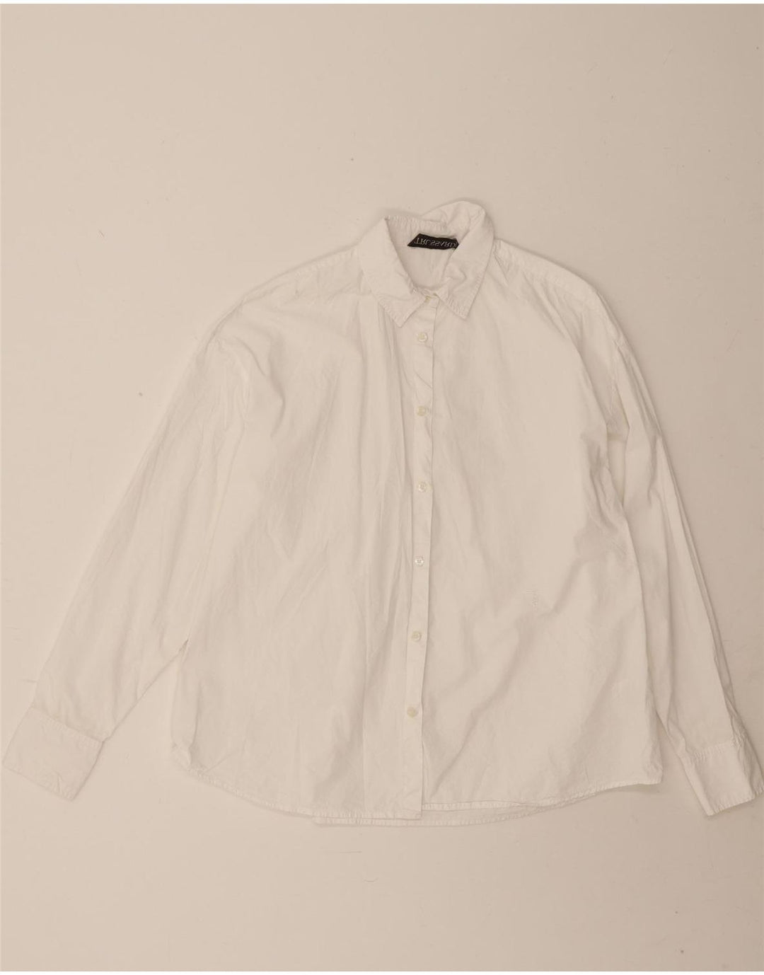 Damska koszula oversize Trussardi IT 38 XS, biała bawełna