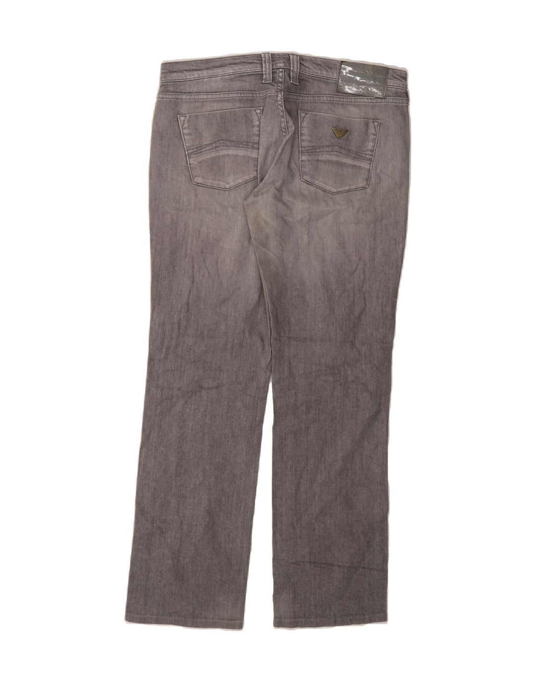 ARMANI Womens Straight Jeans W31 L30 Grey Vintage Armani and Second-Hand Armani from Messina Hembry 
