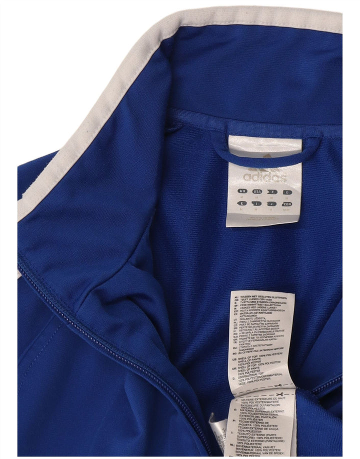 Adidas Męska bluza dresowa Top Jacket Medium Blue Colorblock Poliester