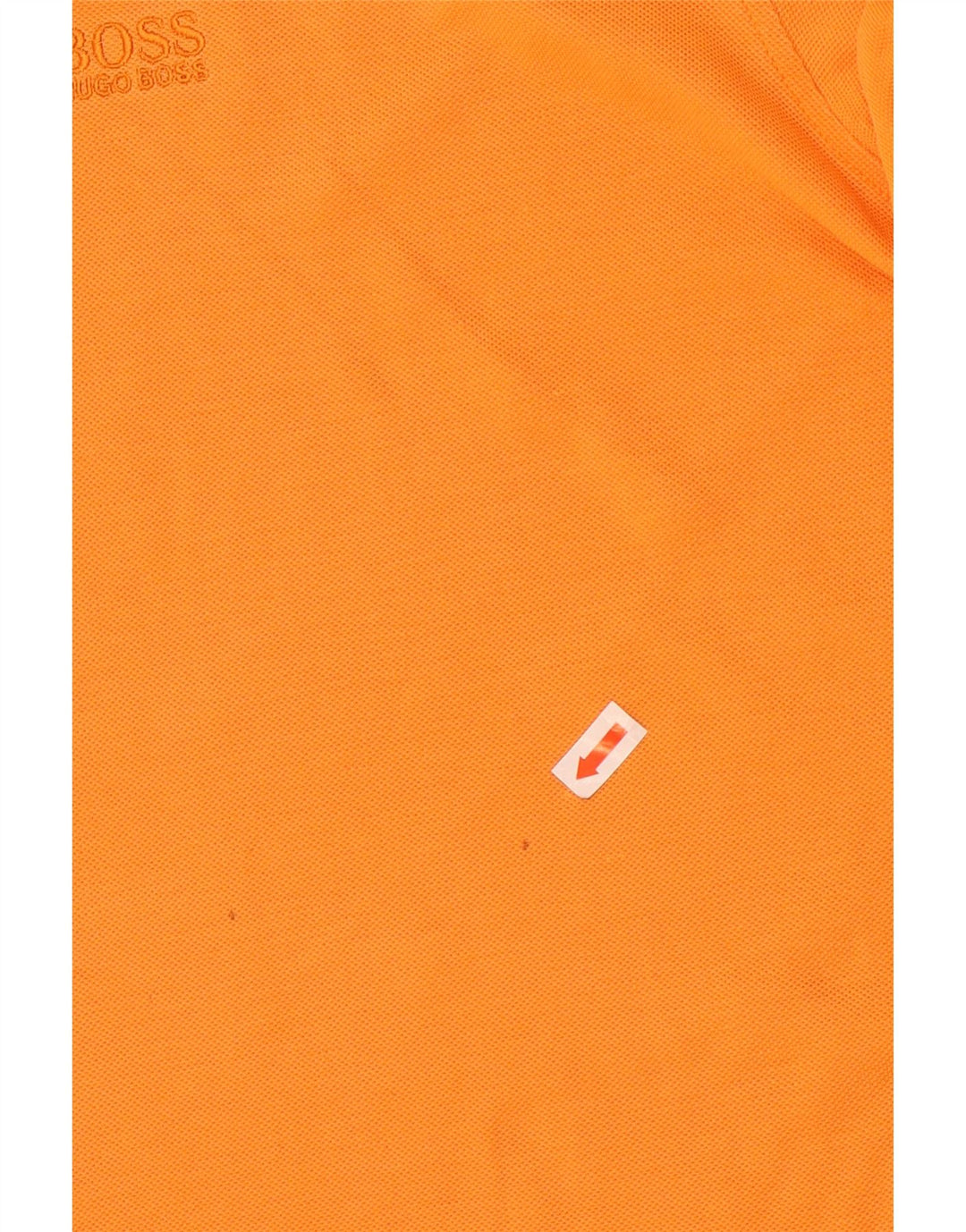 Męska koszulka polo Hugo Boss, duża, pomarańczowa, bawełniana