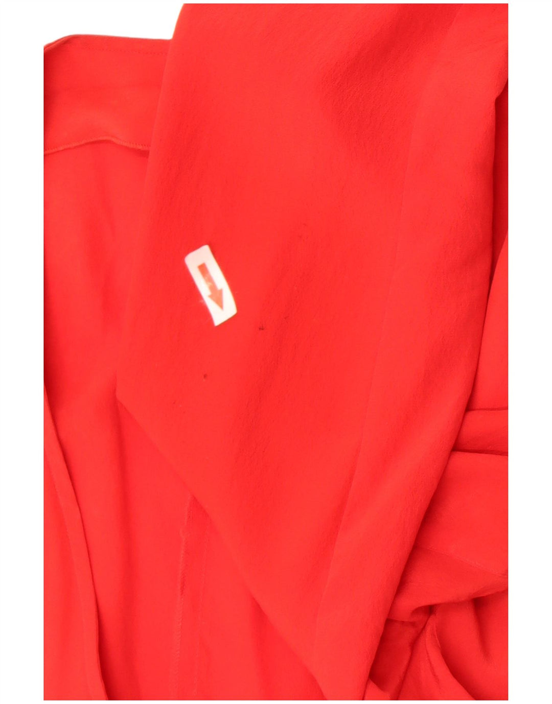 Vintage damska marynarka zapinana na 2 guziki IT 46, duża, czerwona jedwabna