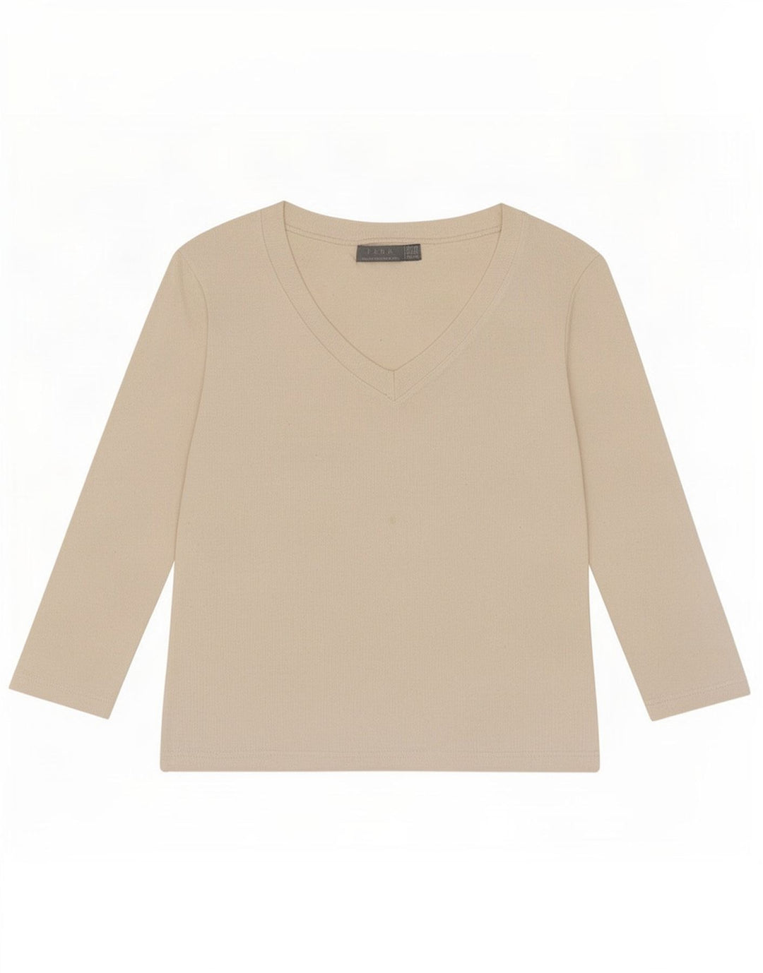 Damski krótki top Zara z rękawem 3/4, UK 12, średni biały