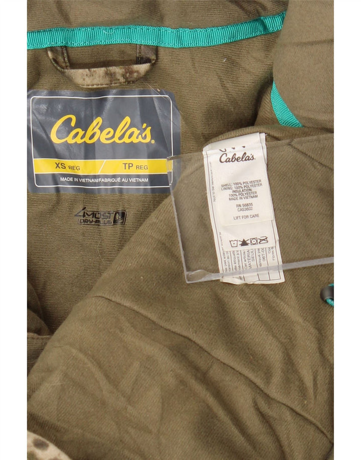 Damska kurtka wiatrówka oversize CABELA UK 6 XS w kamuflażu khaki