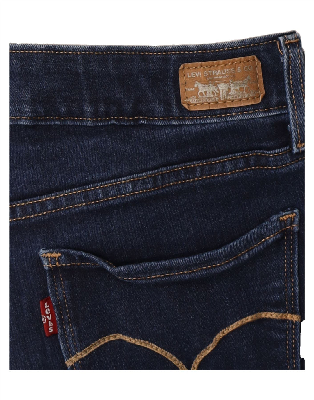 LEVI'S Womens Skinny Jeans W29 L28 Blue Cotton Vintage Levi's and Second-Hand Levi's from Messina Hembry 