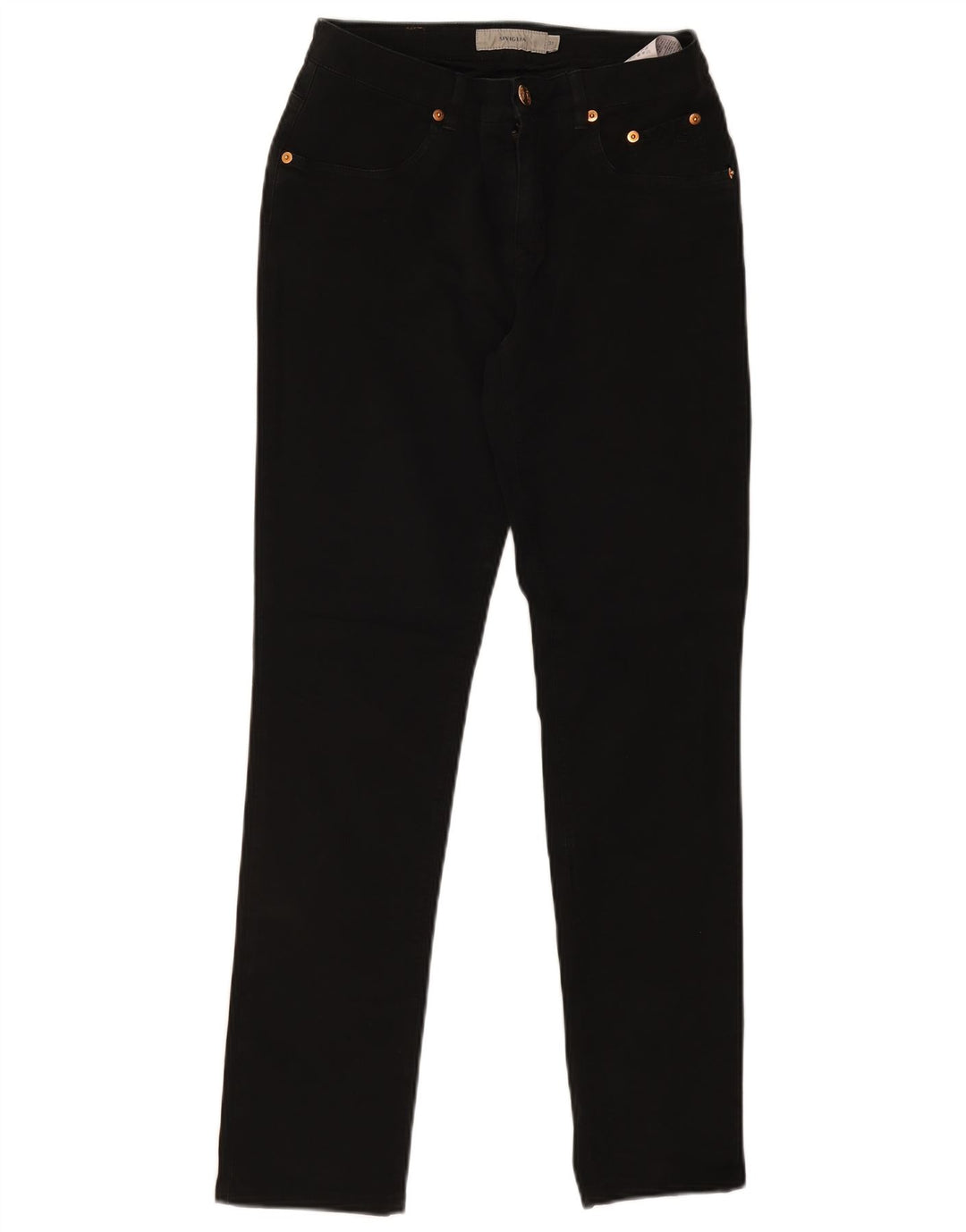 SIVIGLIA Damskie jeansy slim W31 L30 Czarna bawełna
