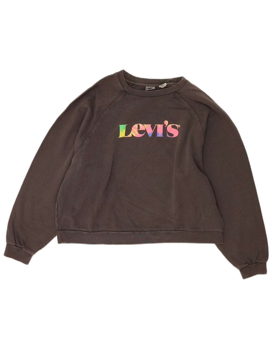 Damska bluza Levi's z grafiką oversize, UK 18 XL, szara bawełna