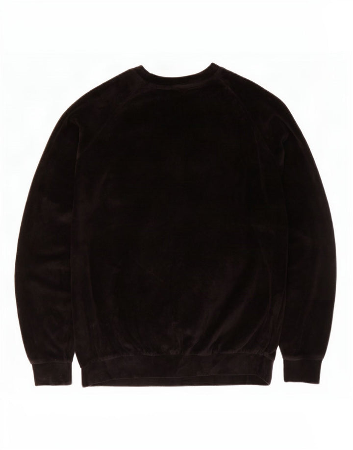 Damska bluza Puma Graphic Velour Jumper UK 12 Średnia czarna bawełna
