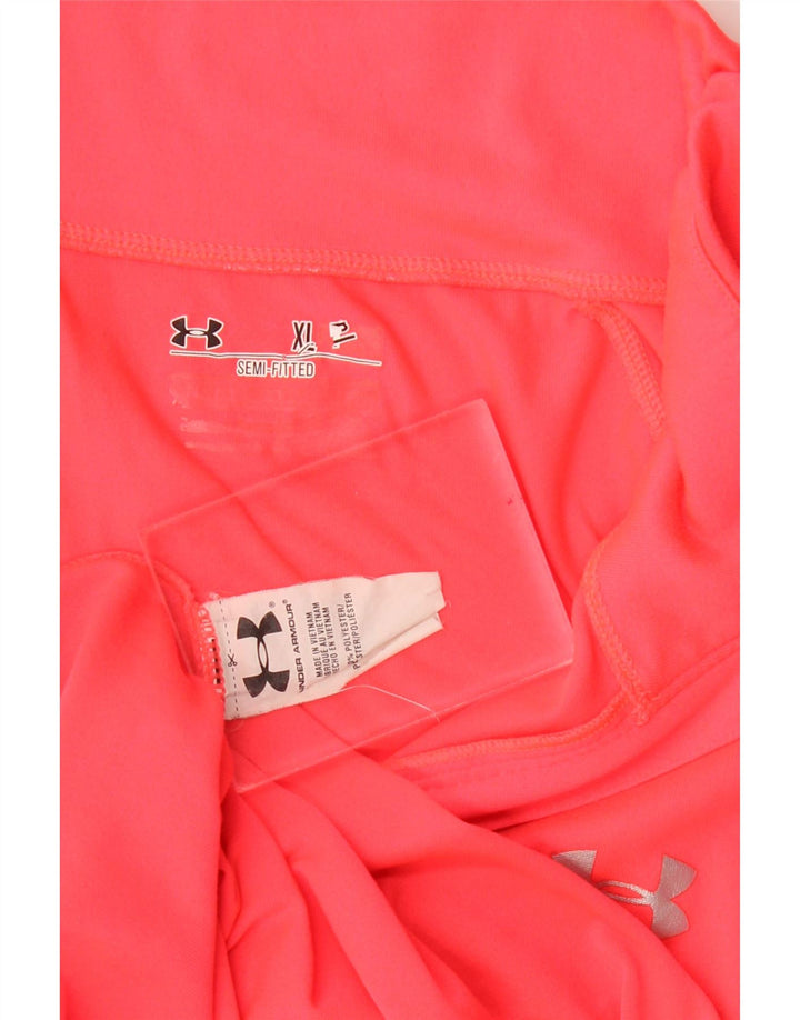 Damski dres z zamkiem błyskawicznym Under Armour UK 18 XL, różowy poliester