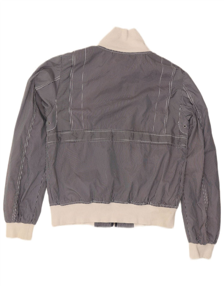 Damska kurtka bomberka Diesel UK 16, duża, granatowa, z poliestru w prążki