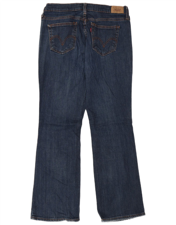 Damskie jeansy Levi's 515 Bootcut US 10 Large W32 L30 Niebieska bawełna