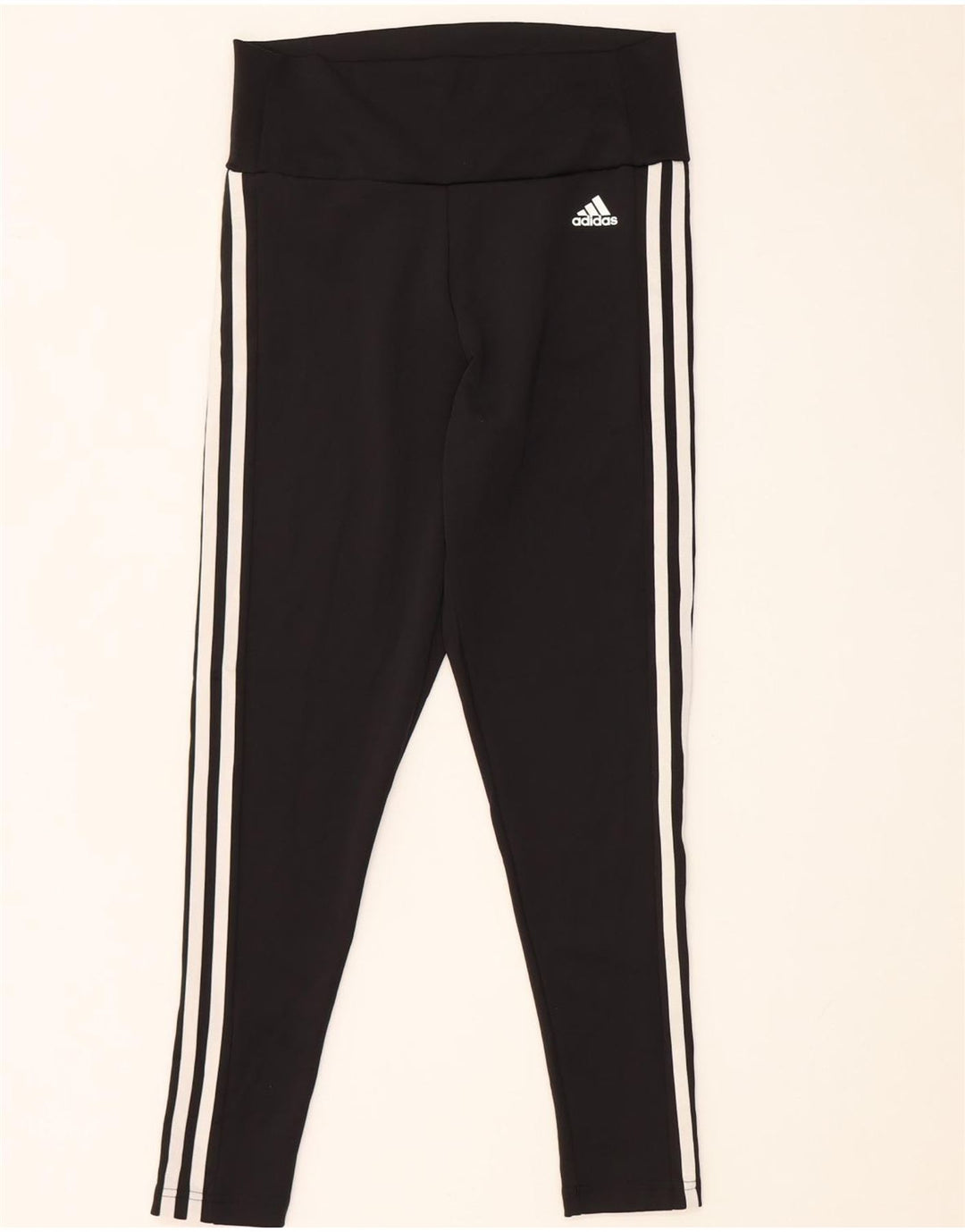 Damskie legginsy ADIDAS Aeroready UK 12/14, średni czarny poliester
