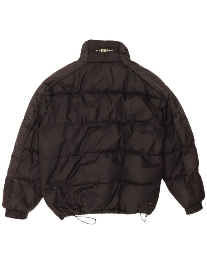 HELLY HANSEN Męska ocieplana kurtka UK 40, duża, czarna, nylonowa