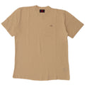 T-shirt męski KAPPA, duży, beżowy, bawełniany