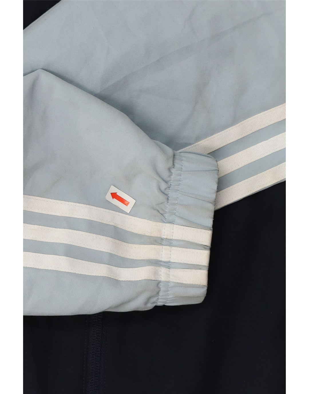 Męska bluza dresowa Adidas, średnia granatowa, poliester z blokami kolorów