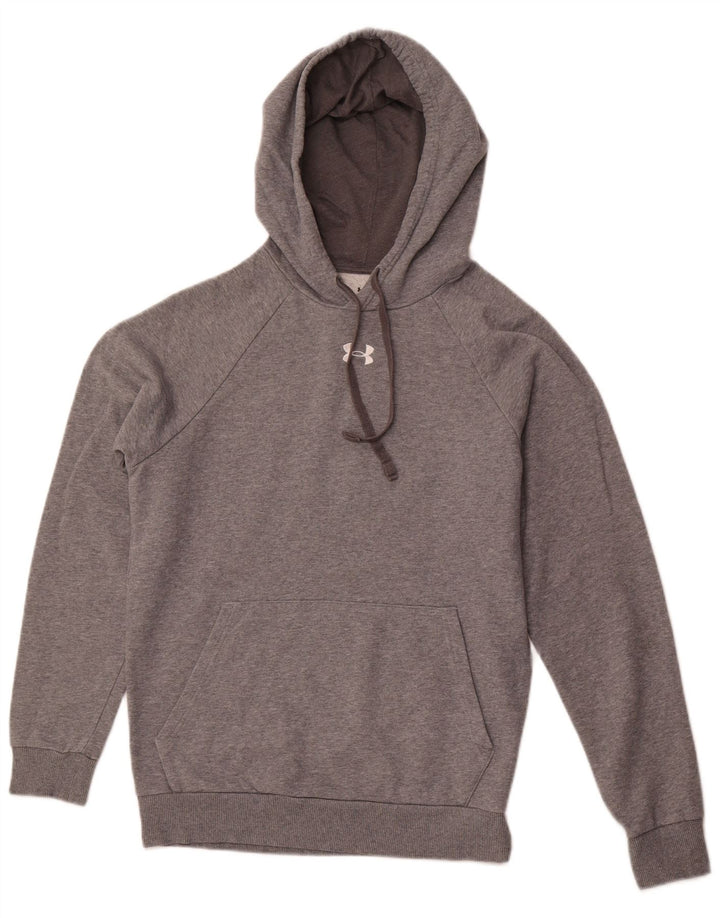 UNDER ARMOUR Męski sweter z kapturem XS, szary, bawełniany