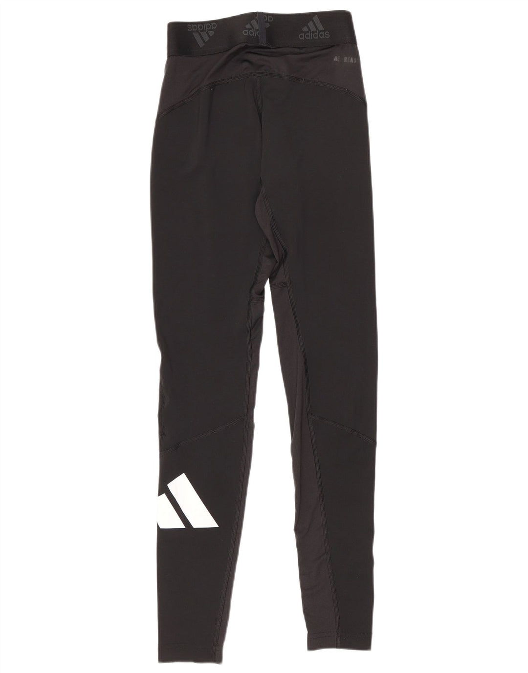 Damskie legginsy Adidas Graphic UK 10, małe, czarne, poliestrowe