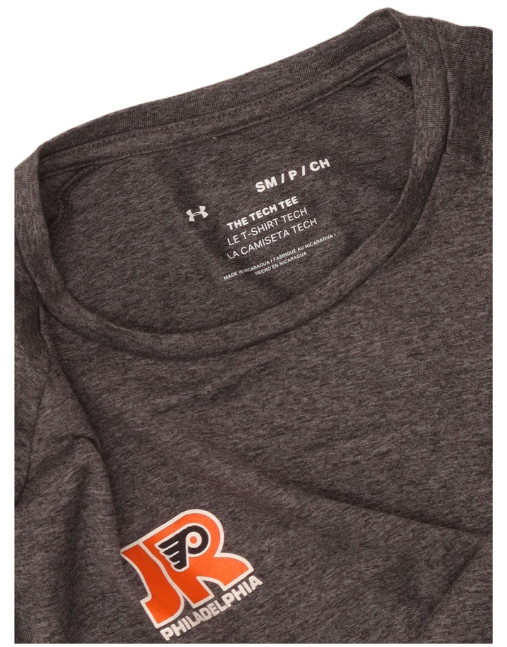 Męski T-shirt UNDER ARMOUR Philadelphia, mały, szary, nakrapiany