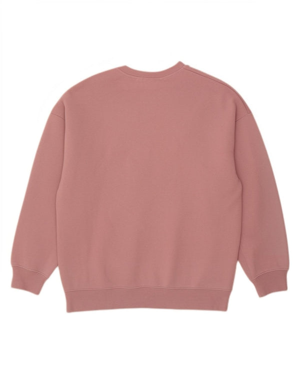 Damska bluza oversize Puma Jumper UK 10 Small Pink Cotton