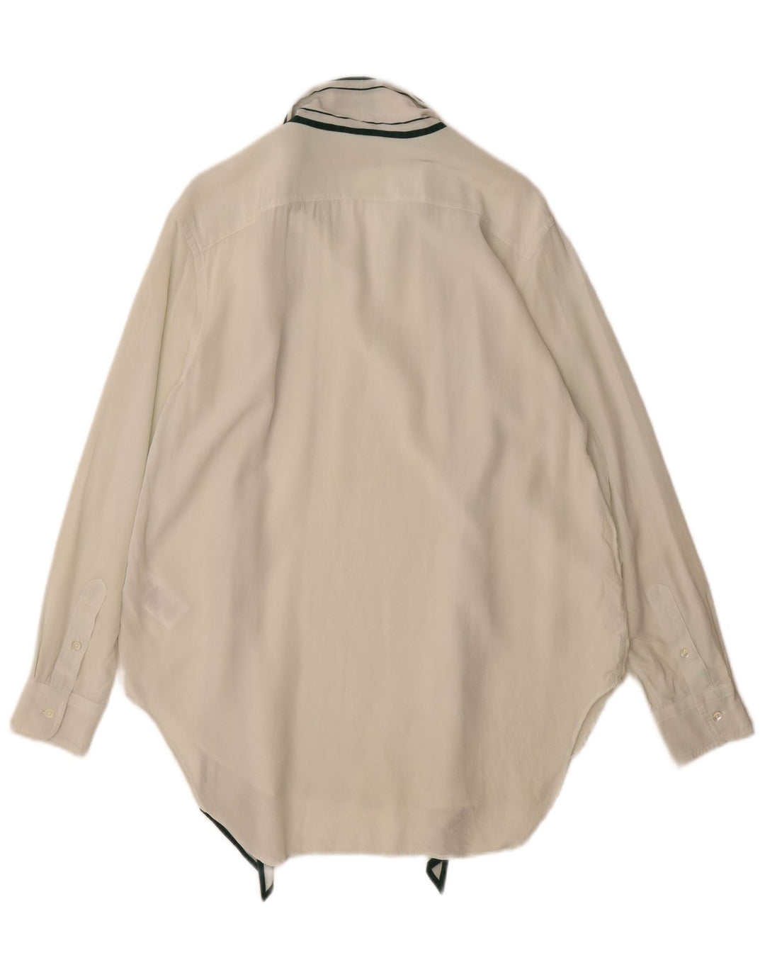 Damska koszulka Polo Ralph Lauren o długim kroju, oversize, US 4, mała, biała