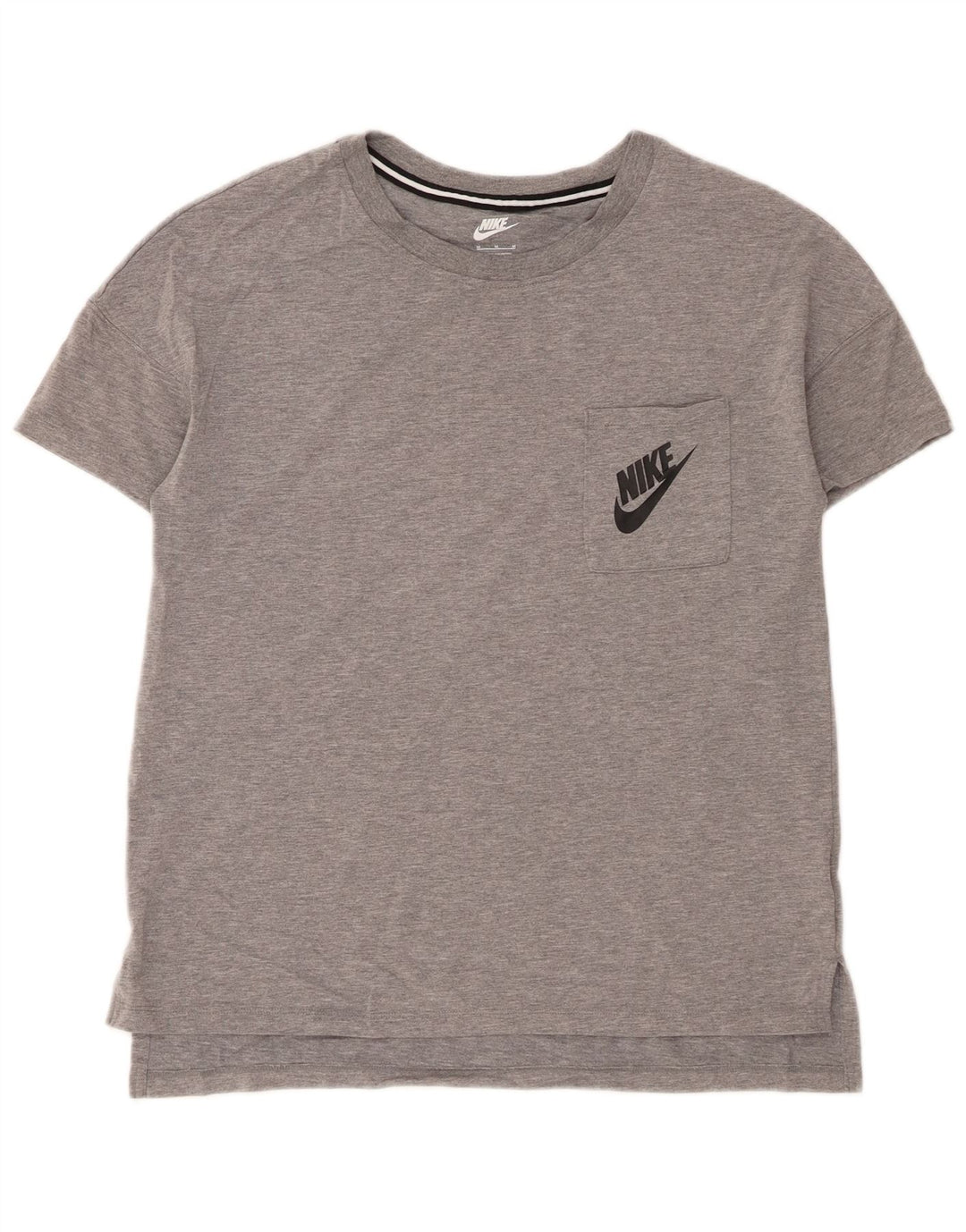 T-shirt damski Nike Top UK 14 Średni szary nakrapiany modal