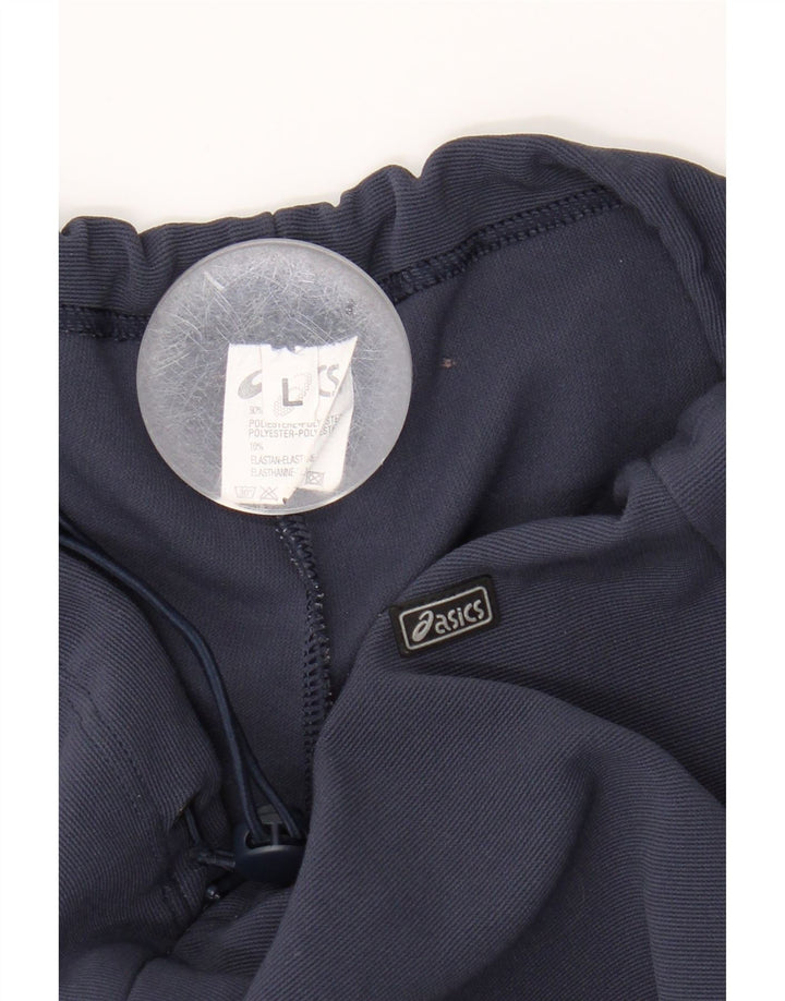 ASICS Womens Full Tracksuit UK 16 Large  Blue Colourblock Polyester Vintage Asics and Second-Hand Asics from Messina Hembry 