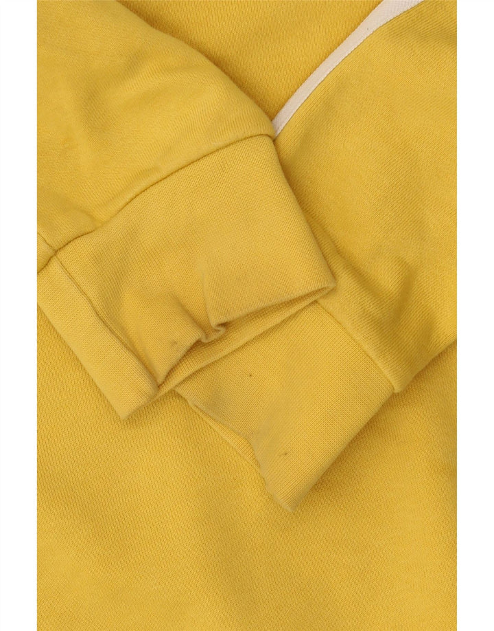 Bluza męska Adidas o luźnym kroju, sweter XS, żółta bawełna